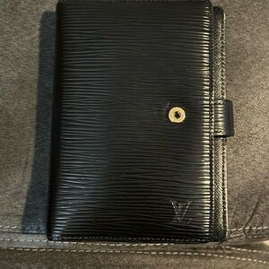 Louis Vuitton black notebook